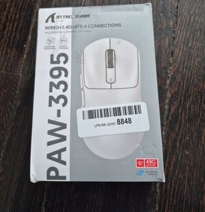 Attack Shark X3 Gaming Mouse PAW3395 49g Wireless 2.4G BT5.4 Wired USB-C Black B